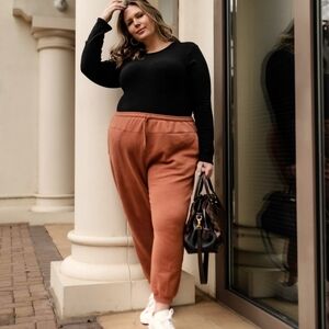 Madewell plus size mauvey-terra cotta sweats size 4X